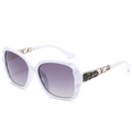 Fashion Oversized Diamond-Cut UV-Protection Driver Sunglasses WGSG3056