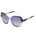 Fashion Oversized Diamond-Cut UV-Protection Driver Sunglasses WGSG3056