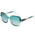 Fashion Oversized Diamond-Cut UV-Protection Driver Sunglasses WGSG3056
