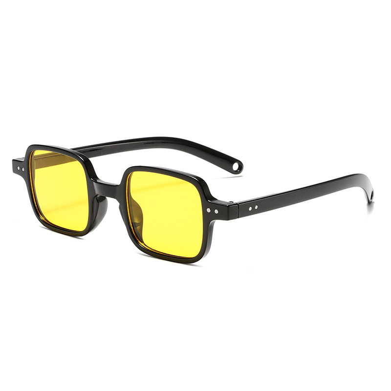 Retro-Chic Narrow Face Petite Square UV400 Protection Sunglasses WGSG3154 (21g)