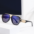 UV-Protective Oversized Chunky Wayfarer Sunglasses with Premium Finish WGSG3271 (44g)