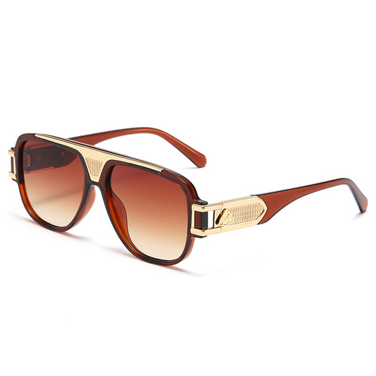 UV-Protective Oversized Chunky Wayfarer Sunglasses with Premium Finish WGSG3271 (44g)
