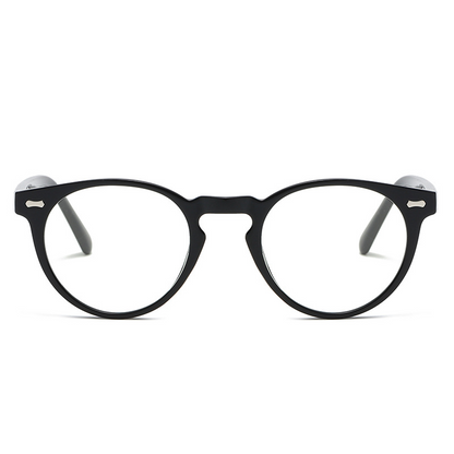 Retro Round-Frame Metal Polarised Blue-Light-Filtering Sunglasses WGSG3331