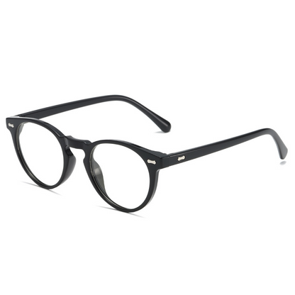 Retro Round-Frame Metal Polarised Blue-Light-Filtering Sunglasses WGSG3331