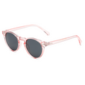 Retro Round-Frame Metal Polarised Blue-Light-Filtering Sunglasses WGSG3331