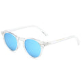 Retro Round-Frame Metal Polarised Blue-Light-Filtering Sunglasses WGSG3331