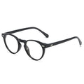 Retro Round-Frame Metal Polarised Blue-Light-Filtering Sunglasses WGSG3331
