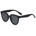 Premium Tea-Tinted Retro UV Protection PC Polarised Sunglasses - WGSG3333