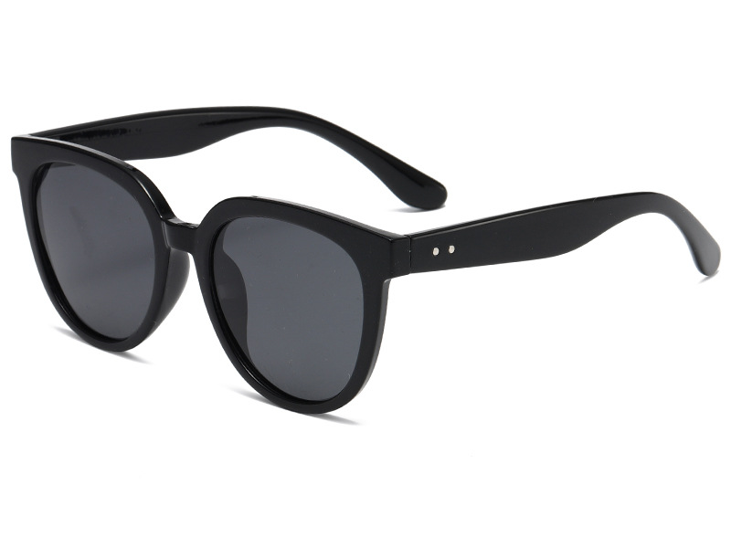 Premium Tea-Tinted Retro UV Protection PC Polarised Sunglasses - WGSG3333