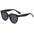 Premium Tea-Tinted Retro UV Protection PC Polarised Sunglasses - WGSG3333