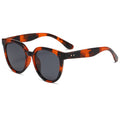Premium Tea-Tinted Retro UV Protection PC Polarised Sunglasses - WGSG3333