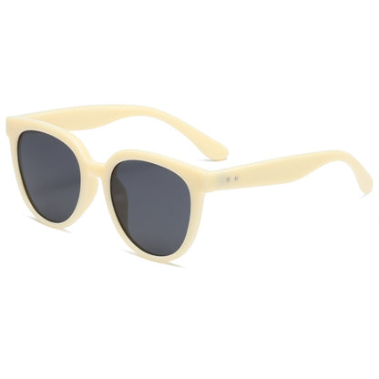 Premium Tea-Tinted Retro UV Protection PC Polarised Sunglasses - WGSG3333