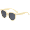Premium Tea-Tinted Retro UV Protection PC Polarised Sunglasses - WGSG3333
