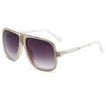Fashionable Oversized Metal Aviator Sunglasses WGSG3338 38g