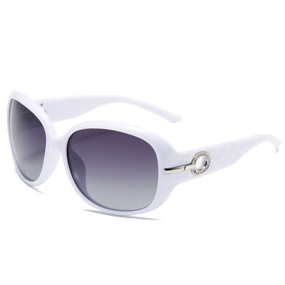 Polarised Oversized Square-Frame UV400 PC Sunglasses WGSG3375