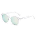 Polarised Round-Frame UV400 Super-light Sunglasses with Rice-Grain Rivet WGSG3408