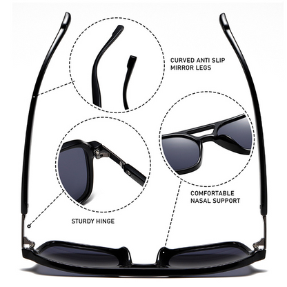 Fashion Double-Bar PC Sunglasses WGSG3427
