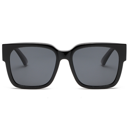TR90 Polarised TAC Square-Frame Clip-On Sunglasses - UV Protection WGSG3429