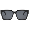 TR90 Polarised TAC Square-Frame Clip-On Sunglasses - UV Protection WGSG3429