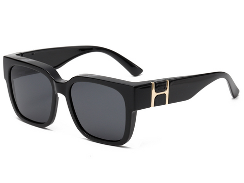 TR90 Polarised TAC Square-Frame Clip-On Sunglasses - UV Protection WGSG3429