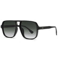Square-Frame Double-Bridge Aviator-Style UV400 Sunglasses WGSG3452