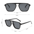 Polarised Aviator-Style Polycarbonate Fashion-Square UV Sunglasses WGSG3475