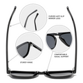 Polarised Aviator-Style Polycarbonate Fashion-Square UV Sunglasses WGSG3475