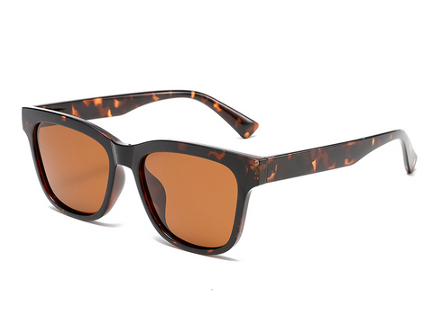 Polarised Square-Frame Polycarbonate Blue-Light-Filtering Fashion Sunglasses WGSG3476