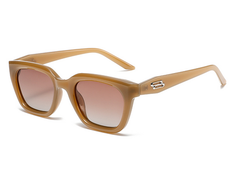 Polarised Square-Frame UV400 Blue-Light-Filtering Sunglasses WGSG3484