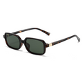 Polarised Petite Square Slim-Frame UV400 Sunglasses WGSG3488