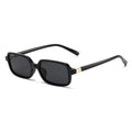 Polarised Petite Square Slim-Frame UV400 Sunglasses WGSG3488