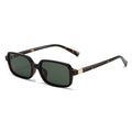 Polarised Petite Square Slim-Frame UV400 Sunglasses WGSG3488