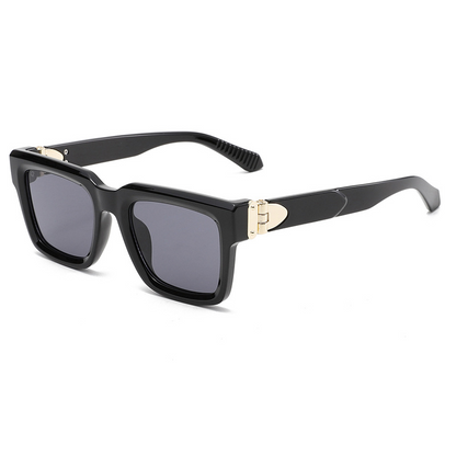 Retro-Chic Statement Square-Frame UV400 Sunglasses WGSG3490