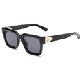Retro-Chic Statement Square-Frame UV400 Sunglasses WGSG3490