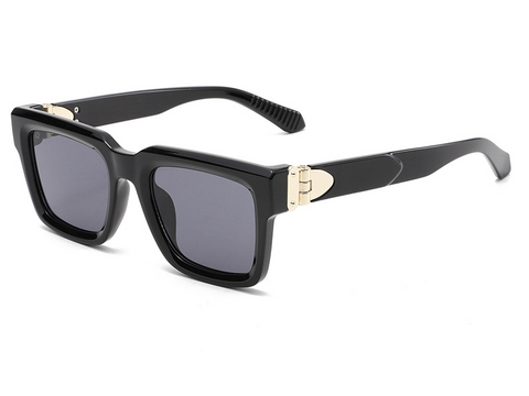 Retro-Chic Statement Square-Frame UV400 Sunglasses WGSG3490