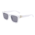 Retro-Chic Statement Square-Frame UV400 Sunglasses WGSG3490