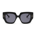 Fashion PC&Metal-Framed Oversized UV400 Sunglasses WGSG3496 47g