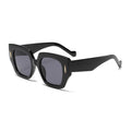 Fashion PC&Metal-Framed Oversized UV400 Sunglasses WGSG3496 47g