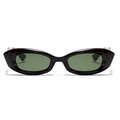 Rice-Grain Small Rectangular Cat-Eye UV400 Sunglasses WGSG3500
