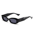 Rice-Grain Small Rectangular Cat-Eye UV400 Sunglasses WGSG3500