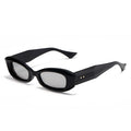 Rice-Grain Small Rectangular Cat-Eye UV400 Sunglasses WGSG3500