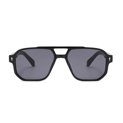 Double-Bridge Bold Americana Aviator UV400 Sunglasses WGSG3503