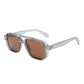 Double-Bridge Bold Americana Aviator UV400 Sunglasses WGSG3503