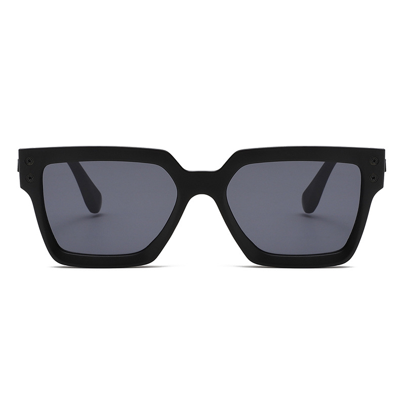 Metal Oversized Rectangular UV400 Sunglasses WGSG3506