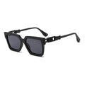 Metal Oversized Rectangular UV400 Sunglasses WGSG3506
