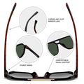 Double-Bridge Oversized Aviator UV400 TikTok-Viral Sunglasses WGSG3508