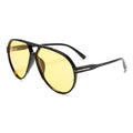 Jumbo Dual-Beam Frog-Skin Aviator Sunglasses WGSG3515