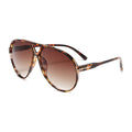 Jumbo Dual-Beam Frog-Skin Aviator Sunglasses WGSG3515