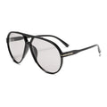 Jumbo Dual-Beam Frog-Skin Aviator Sunglasses WGSG3515