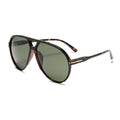 Jumbo Dual-Beam Frog-Skin Aviator Sunglasses WGSG3515